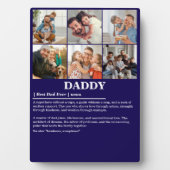 Daddy定パーソナライズされた義6フォトコラージュ フォトプラーク (正面)