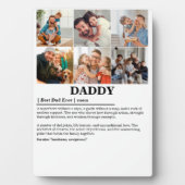 Daddy定パーソナライズされた義6フォトコラージュ フォトプラーク (正面)