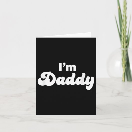 Daddy への楽しい大人の父の日ギフト カード (正面)