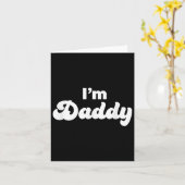 Daddy への楽しい大人の父の日ギフト カード (黄色い花)