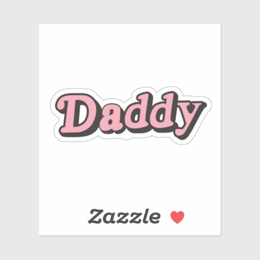 Daddy シール (シート)