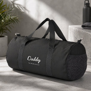 Daddy ダッフルバッグ|子供の名前入りカスタム Daddy ダッフル ダッフルバッグ