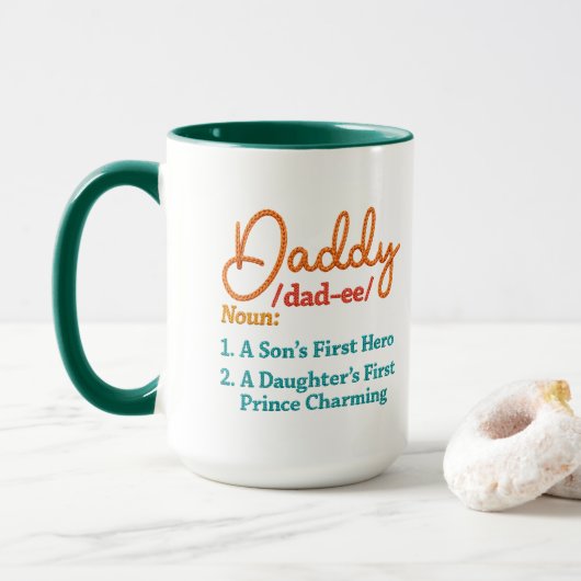 Daddy マグカップ (ドーナツ付き)