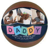 DADDY モダン1st Faters Dayフォトキープサケ バスケットボール (正面)