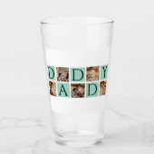 Daddy モダン Photo Collage - カスタムFather's Day | タンブラーグラス (正面)