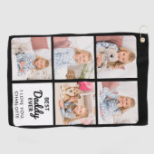 DADDY 最高の Ever – ゴルファー – パーソナライズされた 5 Photo ゴルフタオル (横)