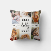 Daddy 最高の Ever – 父の日の写真コラージュ クッション (正面)
