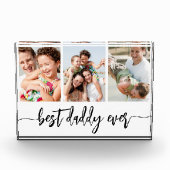 Daddy 最高の Ever – 父の日の写真コラージュ フォトブロック (正面)