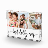 Daddy 最高の Ever – 父の日の写真コラージュ フォトブロック (右)