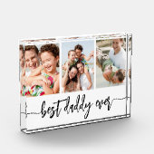 Daddy 最高の Ever – 父の日の写真コラージュ フォトブロック (左)