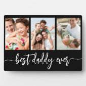 Daddy 最高の Ever – 父の日の写真コラージュ フォトプラーク (正面)