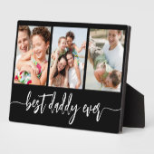 Daddy 最高の Ever – 父の日の写真コラージュ フォトプラーク (側面)