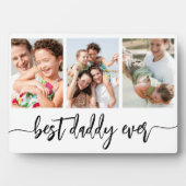 Daddy 最高の Ever – 父の日の写真コラージュ フォトプラーク (正面)