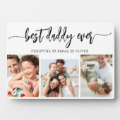 Daddy 最高の Ever – 父の日の写真コラージュ フォトプラーク (正面)