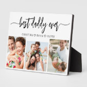 Daddy 最高の Ever – 父の日の写真コラージュ フォトプラーク (側面)