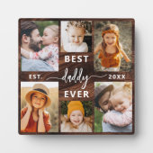 Daddy 最高の Ever – 父の日ウッドフォトコラージュ フォトプラーク (正面)