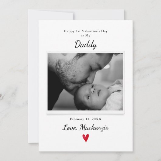 Daddy 1st Valentine's Dayベビー写真 (正面)
