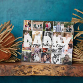 Daddy 20モダン Photo Collage Happy Father's Day フォトプラーク (側面)