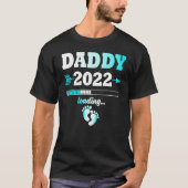 Daddy 2022出産予定のお父さん tシャツ (正面)