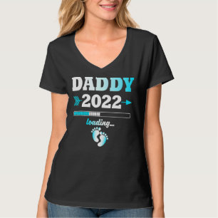 Daddy 2022 Loading Expectant Father Fanished Men Tシャツ