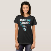 Daddy 2022 Loading Expectant Father Fanished Men Tシャツ (正面フル)