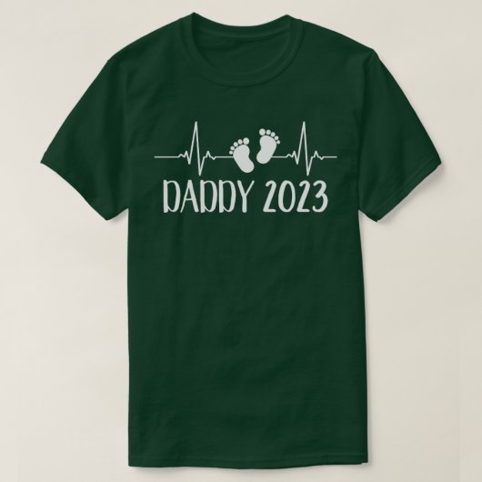Daddy 2023周波数パルス tシャツ (デザイン正面)