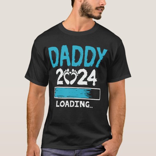 Daddy 2024ロード妊娠発表New Dad Tシャツ (正面)
