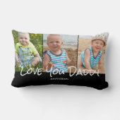 Daddy 3フォト装飾用クッション ランバークッション (裏面)