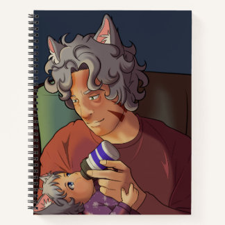 Daddy and Child 8.5 x 11ノートブック ノートブック