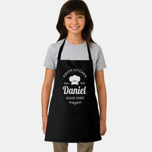 Daddy — Barbecue King Personalized BBQ Apron エプロン (インサイチュ)