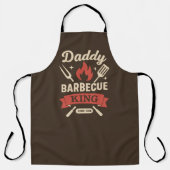 Daddy Barbecue King — Personalized BBQ Apron エプロン (正面)