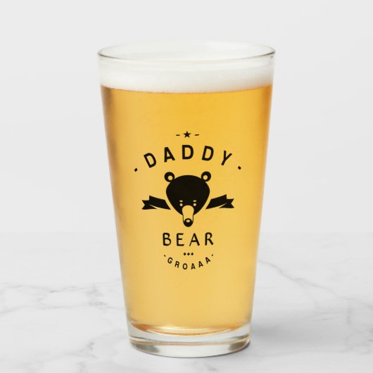 Daddy bear タンブラーグラス (ドリンク正面)