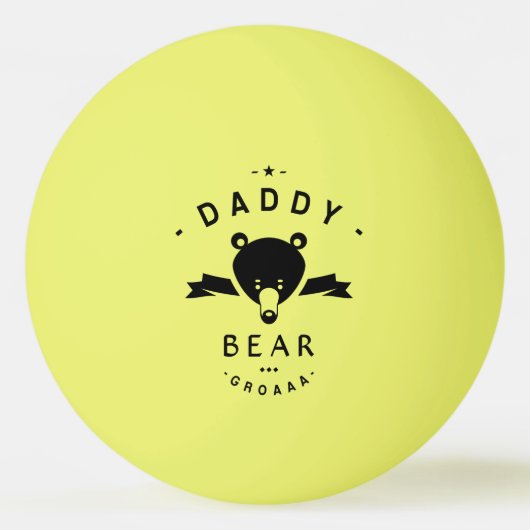 Daddy bear 卓球ボール (正面)