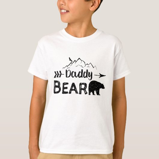 Daddy Bear – 父の日 Tシャツ (正面)