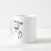 Daddy Bear Funny Gift For Men Boys  コーヒーマグカップ (正面左)