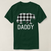 Daddy Bear Pajama Grey Buffalo Plaid Premium Tシャツ (デザイン正面)