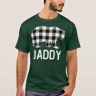 Daddy Bear Pajama Grey Buffalo Plaid Premium  Tシャツ