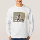Daddy Bear Teddy Bears Men's Sweatshirt Tシャツ (正面)
