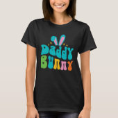 Daddy Bunny Cute Bunny Rabbit Family Easter Day Da Tシャツ (正面)