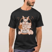 Daddy Bunny Cute Pastel Matching Family Easter Rab Tシャツ (正面)