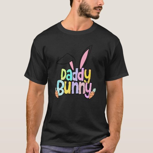 Daddy Bunny Easter Day One Hoppy Daddy Easter Tシャツ (正面)