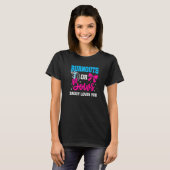 Daddy Burnout or Bows GenderベビーパーティーAn Tシャツ (正面フル)
