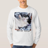 Daddy cat since Photo cute cat Tシャツ (正面)