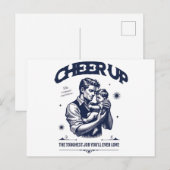 DADDY CHEER UP GREETING CARD ポストカード (正面/裏面)