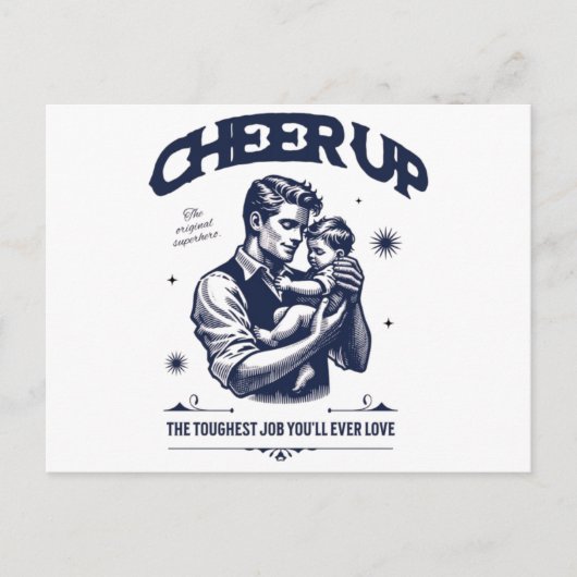 DADDY CHEER UP GREETING CARD ポストカード (正面)