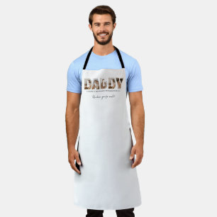 Daddy Chef Photo Collage父の日 エプロン