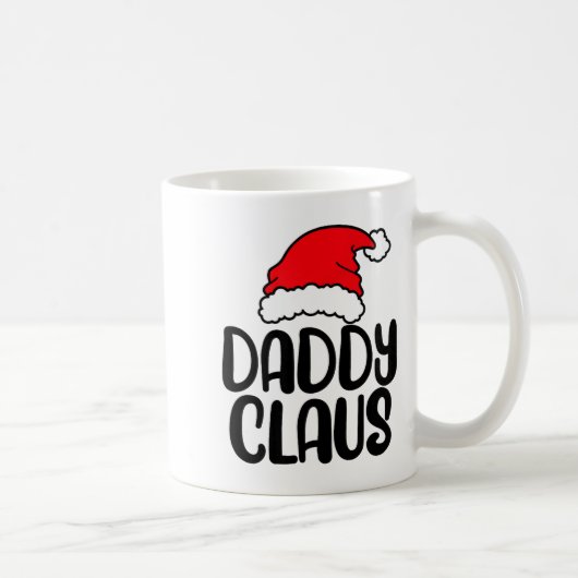 Daddy Claus, Family Matching Christmas Father Men コーヒーマグカップ (右)