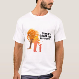 Daddy Cubed or Greater キッズネーム 父の日Tシャツ Tシャツ