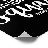 Daddy Daughter Squad Fathers Day Matching Dad And  ポスター (角)