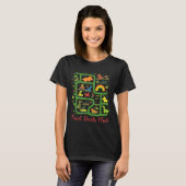 Daddy Dinosaur Dino Land Map Tired Dads Club Tシャツ (正面フル)
